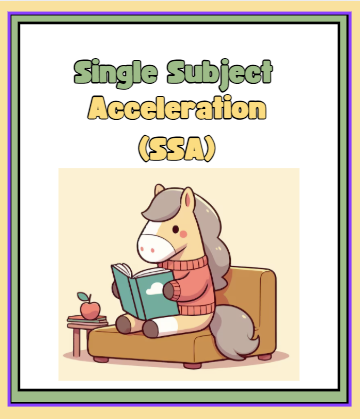  a horse reading a book cartoon